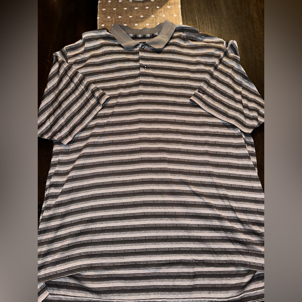 Men’s Nike Striped Golf Polo Sz. XXL